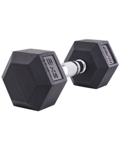 Гантель гексагональная DB-301 9 кг, обрезиненная, черный