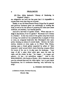 Gardens Ancient and Modern; an epitome of the literature of the garden-art | Albert Forbes Sieveking