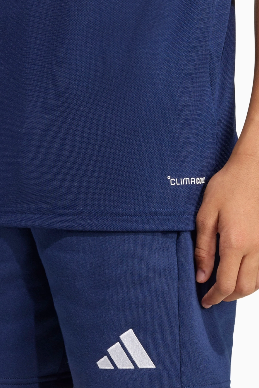 Футболка adidas Entrada 26 Polo Junior - темно-синий