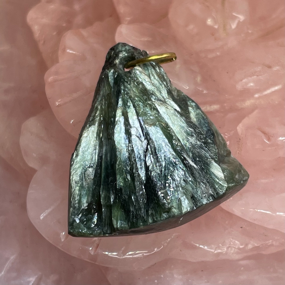 56591  Серафинит Кулон 30мм (Заряжено на Удачу)