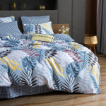 Комплект постельного белья Делюкс Сатин 100% хлопок на резинке LR326