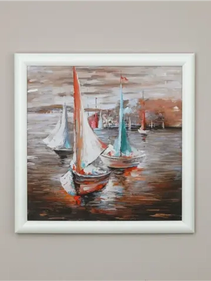 Картина на стену для интерьера на холсте 34*34 см