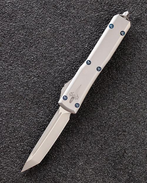 Автоматический складной нож Vespa Marfione Custom Knives Ultratech Tanto Nano Coat M390 123-1NCS (серебристый)