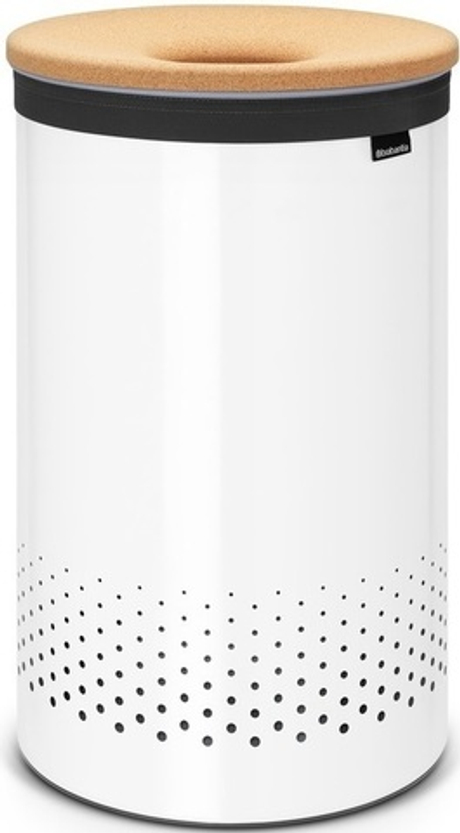 Корзина для белья 60л Brabantia белая