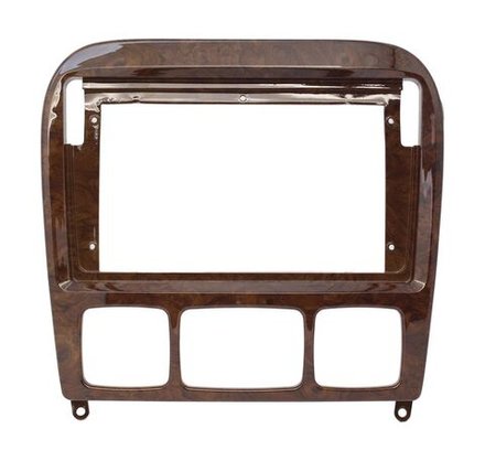 Комплект рамки с разъёмами 9"+can Mercedes S-class W220 1998-2005 орех