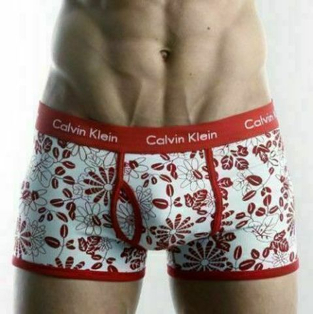 Мужские трусы боксеры Calvin Klein 365 Red Flowers