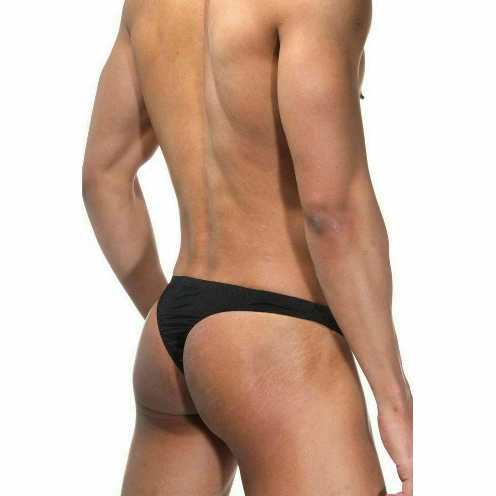 Трусы мужские тонги черные La Blinque LB075