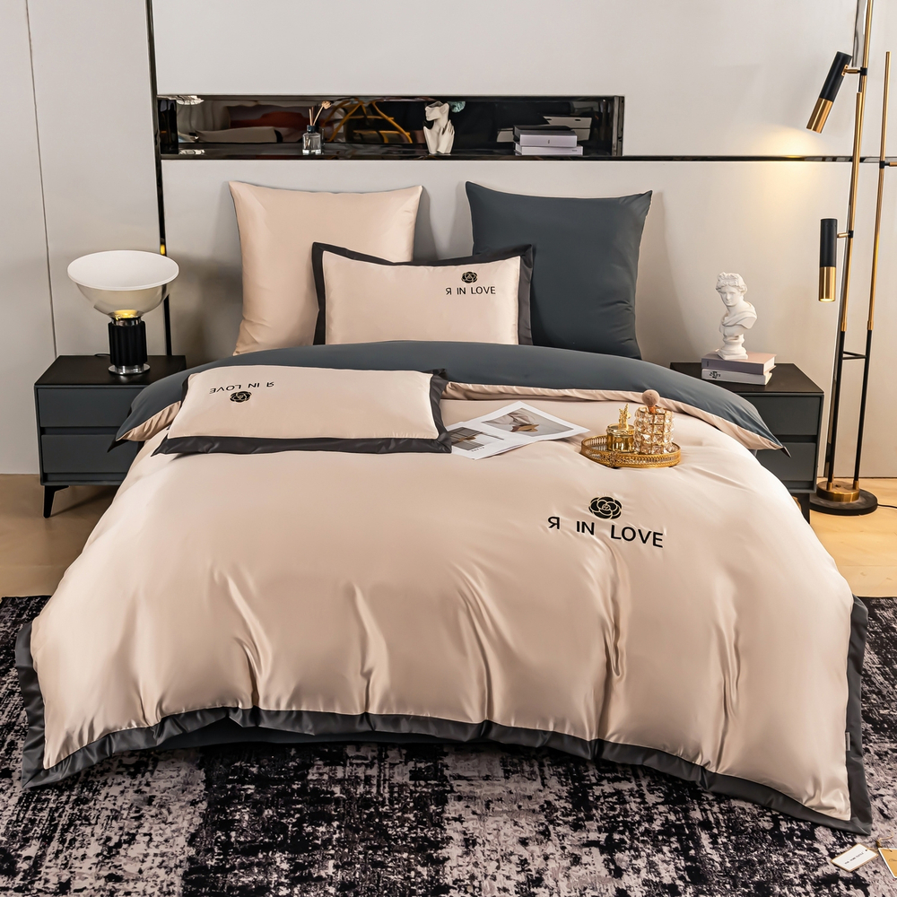 Комплект постельного белья Сатин-Шелк Я IN LOVE LV014