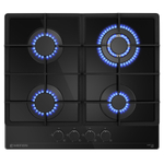 Газовая варочная панель Meferi MGH604BK GLASS POWER фото 6