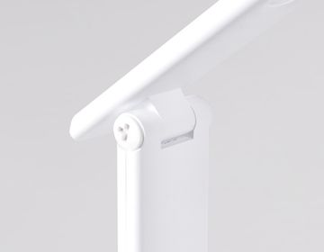 Настольная светодиодная лампа с подсветкой DE530 WH 8W белый Desk Ambrella