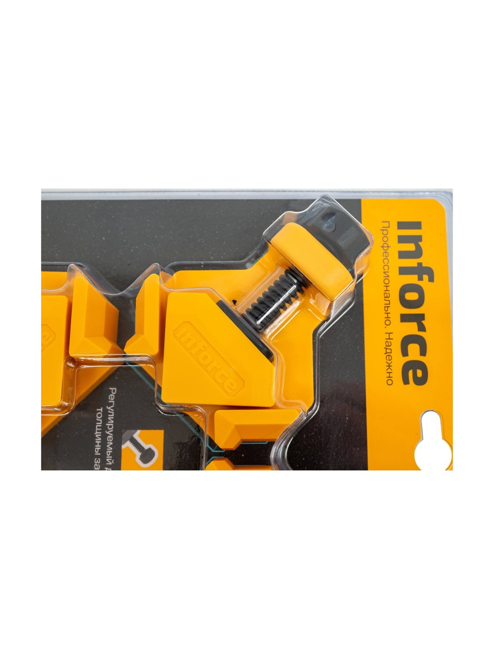 Набор зажимов для угловых соединений 4 шт Inforce 06-03-47