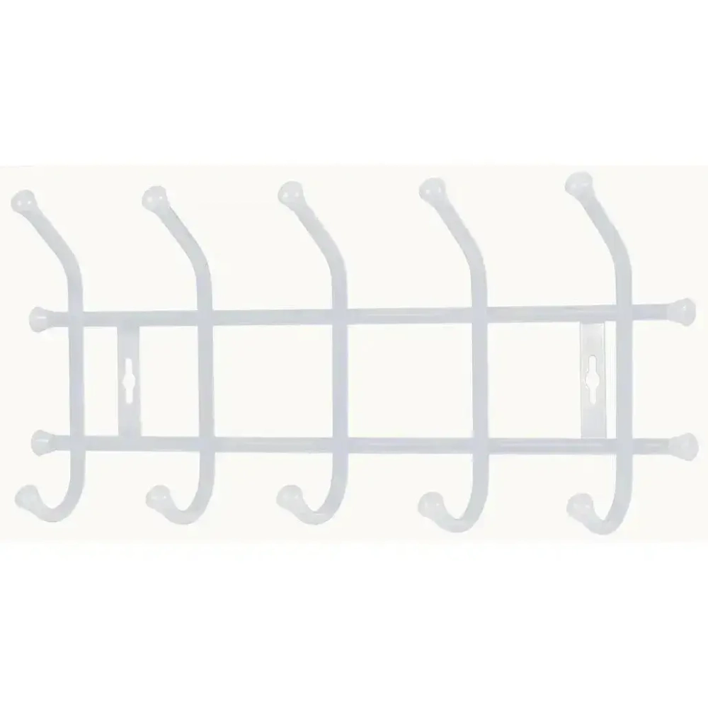 Вешалка настенная 5 крючков, 470, Матовый серый, ВНТ5/МС