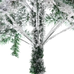 Ёлка «Камелия» 150 см, ПВХ с белым инеем (320 веток)