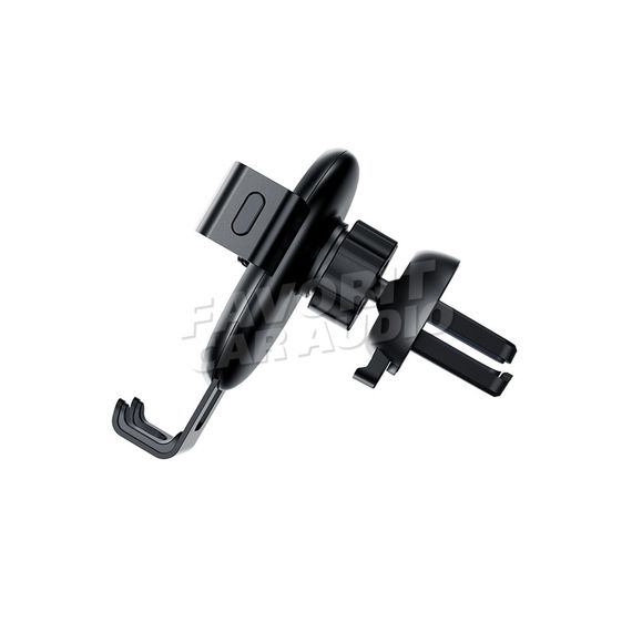 Держатель HOCO CA56 силикон алюминий воздуховод шарнир серый