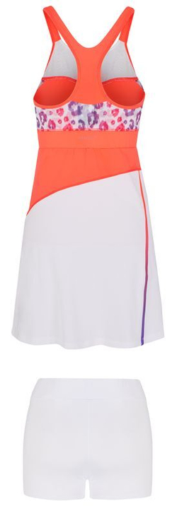 Теннисное платье EA7 Woman Jersey Dress - diva pink