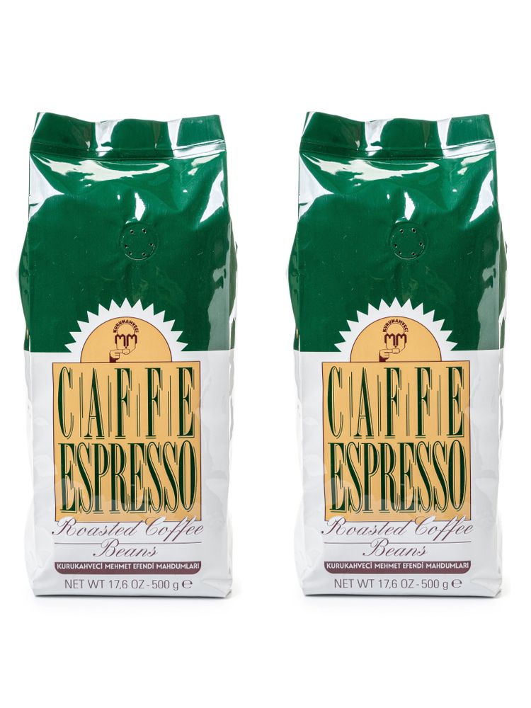 Кофе в зернах Kurukahveci Mehmet Efendi Espresso 500 г, 2 шт