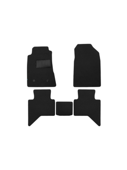 Коврики в салон для ISUZU D-Max 2012-2018, 2019-, пикап, 5 шт. (текстиль) KLEVER03210122110KH