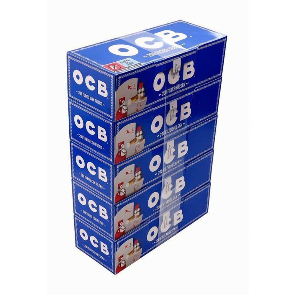 Гильзы для сигарет "OCB" Standart 5х200шт (Комплект)