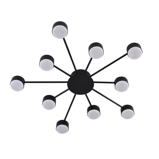 8344/10C COMFI черный, металл Люстра GX53 LED 10*7W 220V TORINA