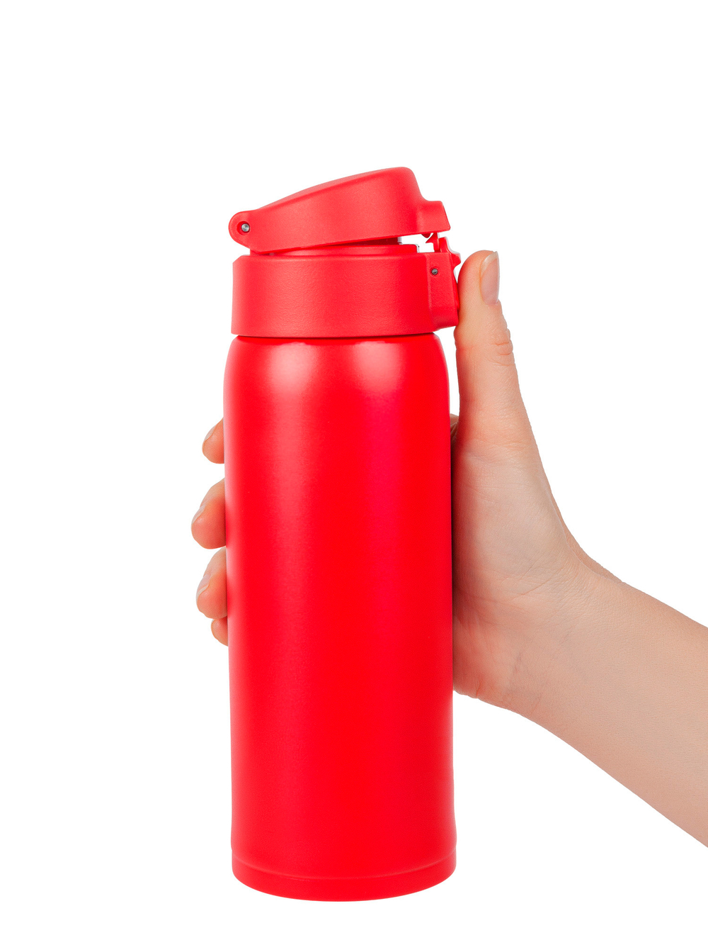 Термокружка Relaxika 701 (0,48 литра), красная (без лого)