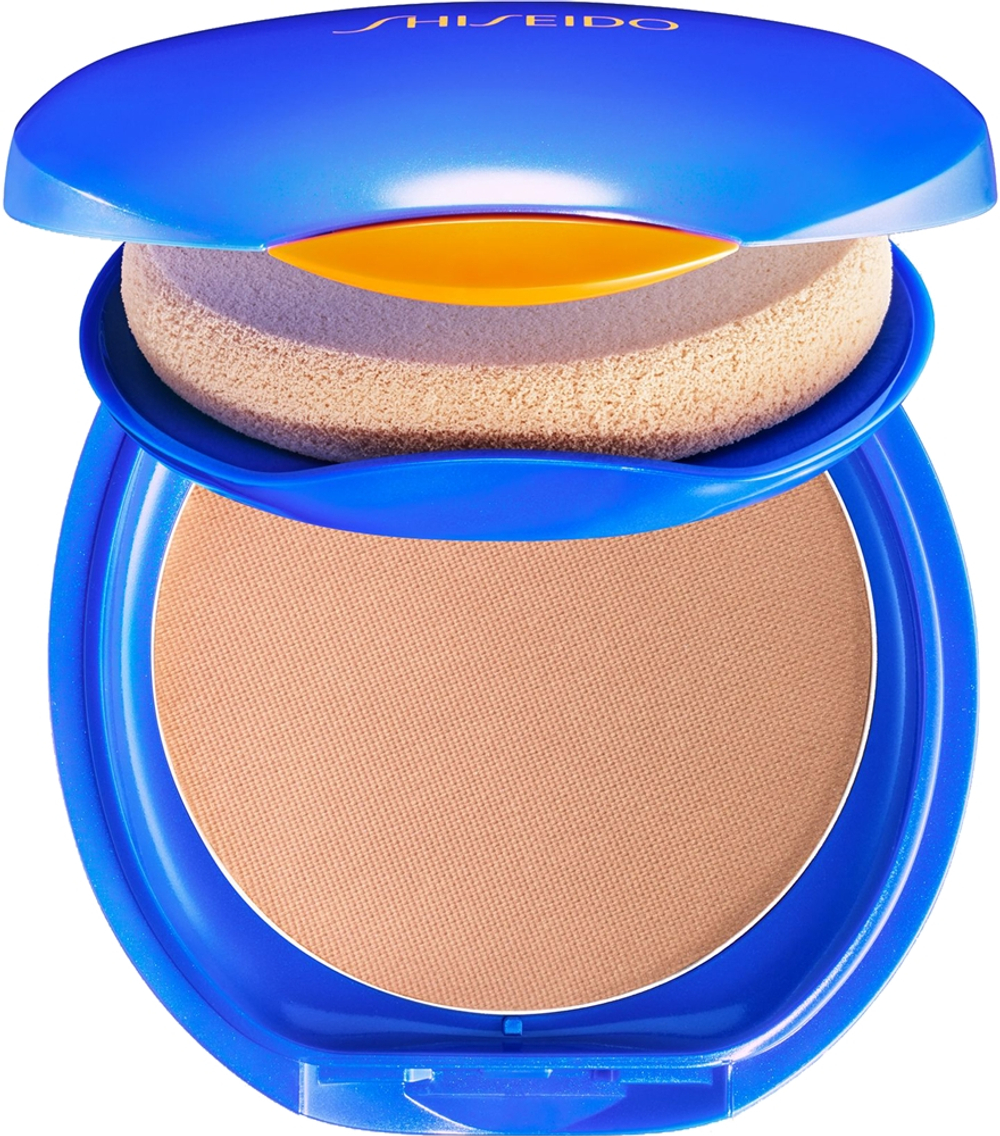 Shiseido Expert Sun Protector UV Protective Compact Foundation SPF30 - Водостойкий компактный наполнительный крем для тела оттенок Medium Brown, 12 g
