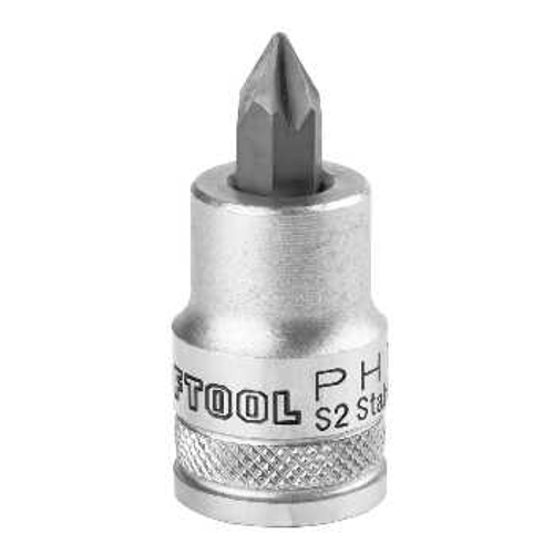 Торцовая бита головка материал сатинированная 1/2", PH1 KRAFTOOL, 27901-1_z01