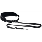 Поводок для собак Trixie Waist Belt, черный