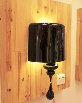 replica   Eva A1 wall lamp (black)
