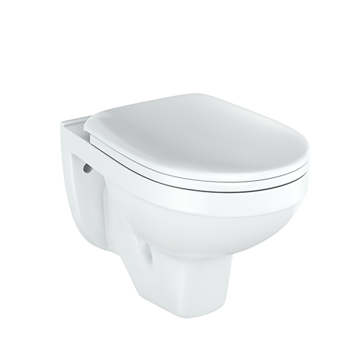 Унитаз подвесной "Рио Люкс" сиденье полип.микролифт белый (Rosa)