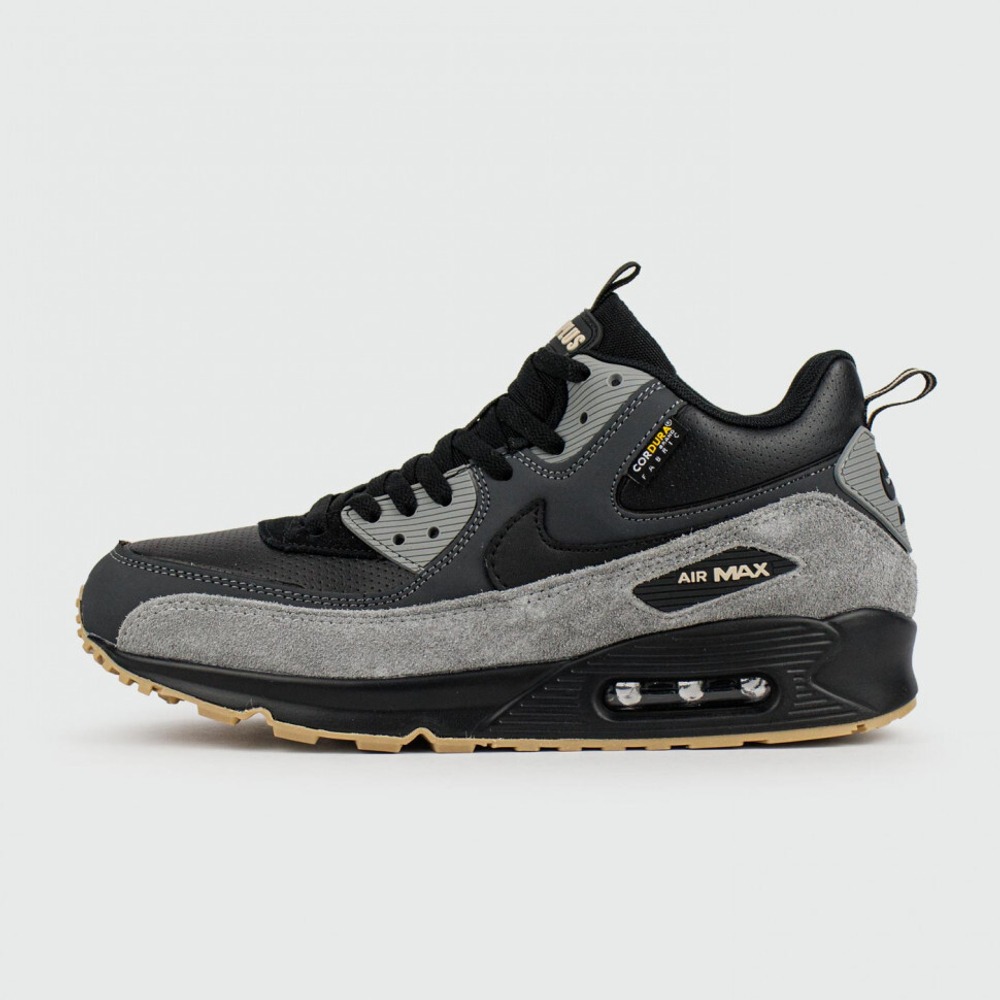 кроссовки Nike Air Max 90 Mid Black / Grey Winter