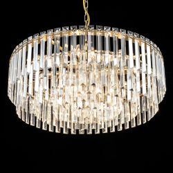 Citilux Фонда CL303223 Люстра хрустальная подвесная Бронза