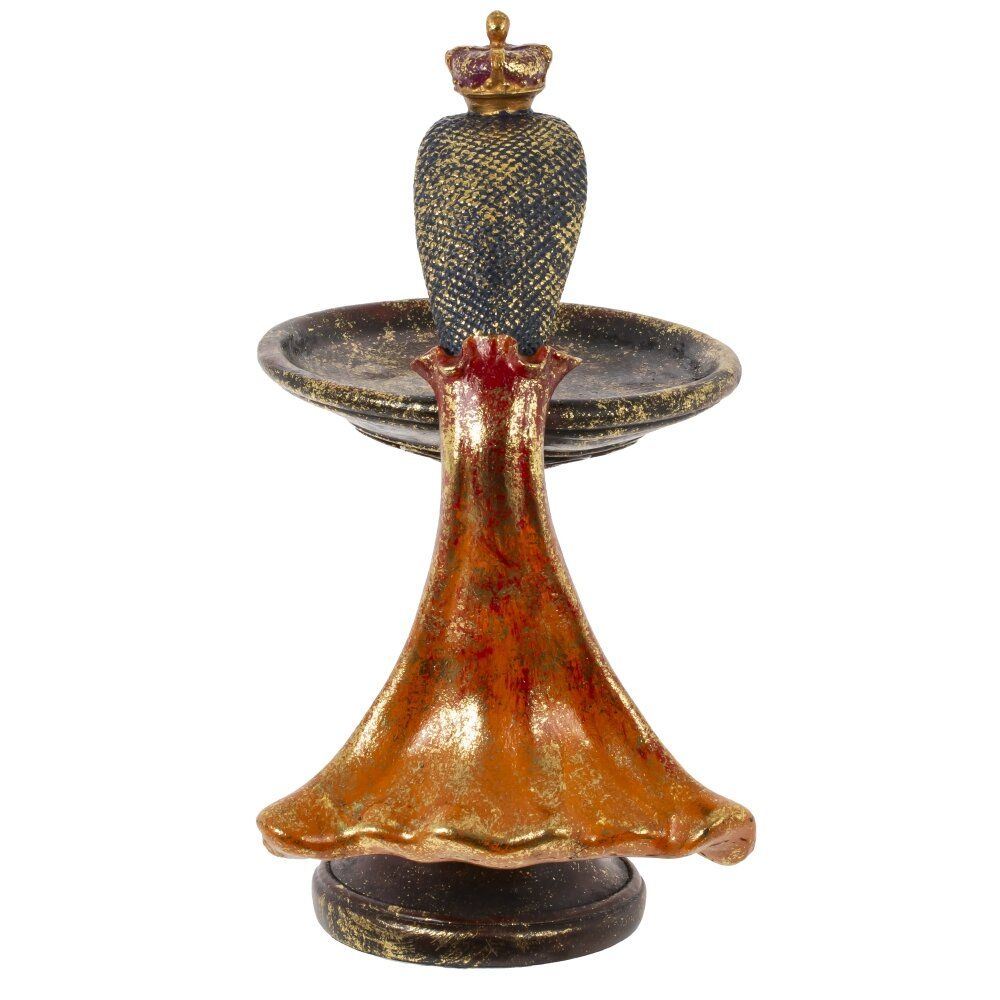 GAEM Изделие декоративное "Змея с блюдом", L16,5 W17 H29,5 см