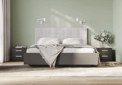 Кровать Luiza (графит)