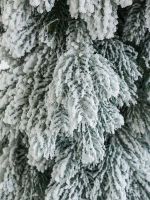 Заснеженная ель на ножке «Венето» (Литая хвоя) 210 см / 2,1 м