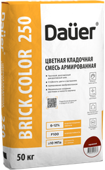 Dauer BRICK.COLOR 250 цветная кладочная смесь армированная