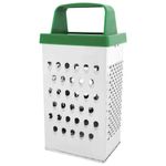 Терка 4 грани 18,2х6,2х8,5 см, белая жесть с пластиковой ручкой, BOOMHOUSE (БумХаус) Basic, 701860