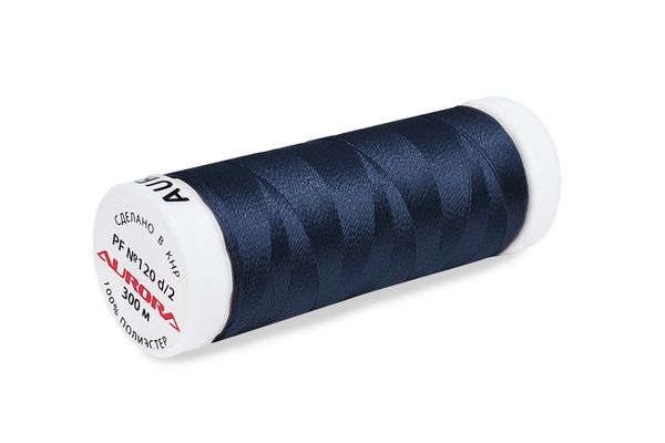 Нитки для креативных работ Aurora №120, 300 м, цв. PF358, 5 катушек