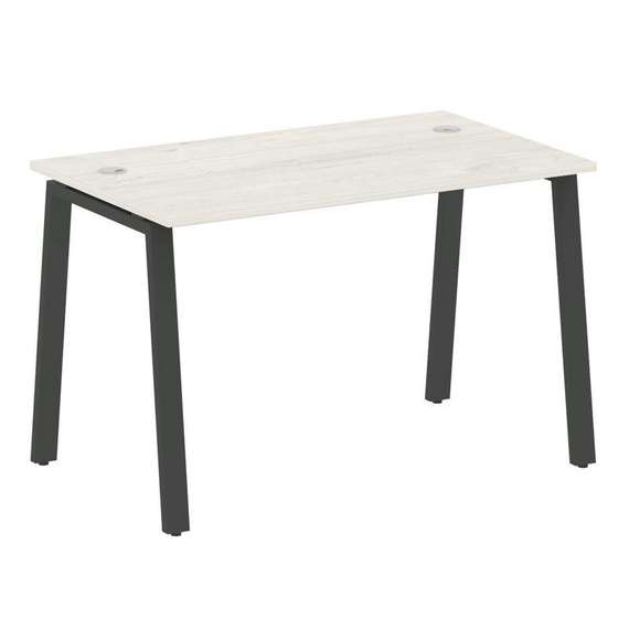 Metal System Стол письменный на А-образном м/к БА.СП-2 Дуб Наварра/Металл Антрацит 1200*720*750