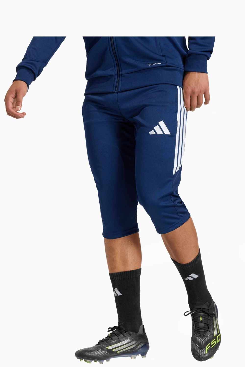 Штаны adidas Tiro 26 League 3/4 - темно-синий