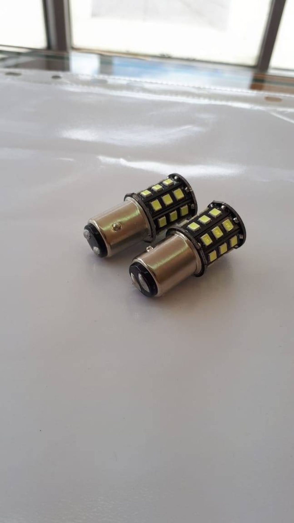 P21/5W / Светодиодная лампа P21/5W, 33 диода, белый, два контакта (за 1 шт.)