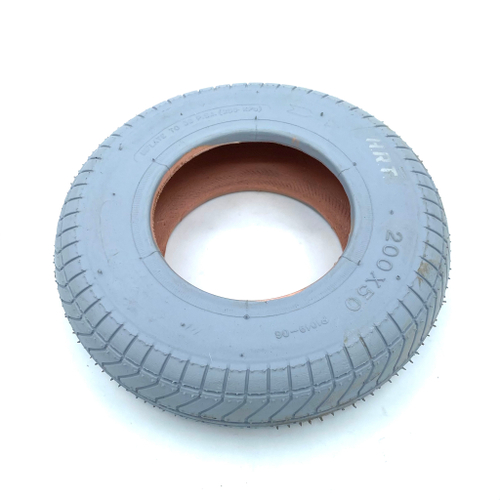 Покрышка 200x50 (50-94) ВЕЛОСИПЕДНАЯ слик (10) серая H.R.T.