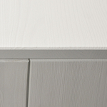 Комод 86x50x90, Карлос, с 3 ящиками для одежды, массив сосны, белый, Dipriz