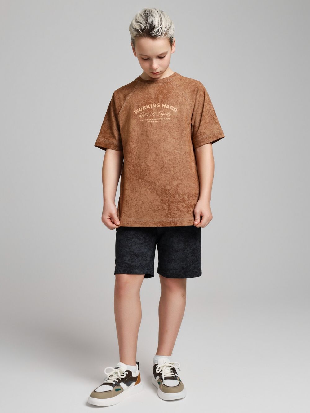 Фуфайка для мальчика Сидней-2 Виотекс КОРИЧНЕВЫЙ