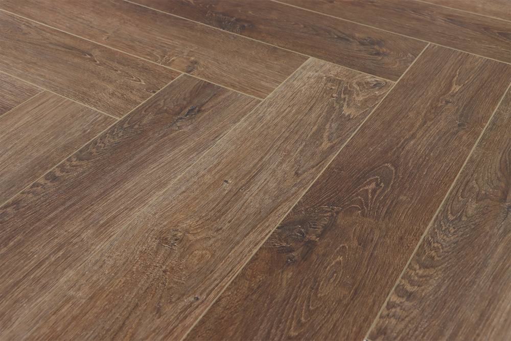 Ламинат SPC CronaFloor Herringbone Дуб Тулуза