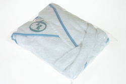 Элитный халат детский с капюшоном Птички от Bovi упаковка