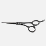 Прямые длинные парикмахерские ножницы black edition BE-01