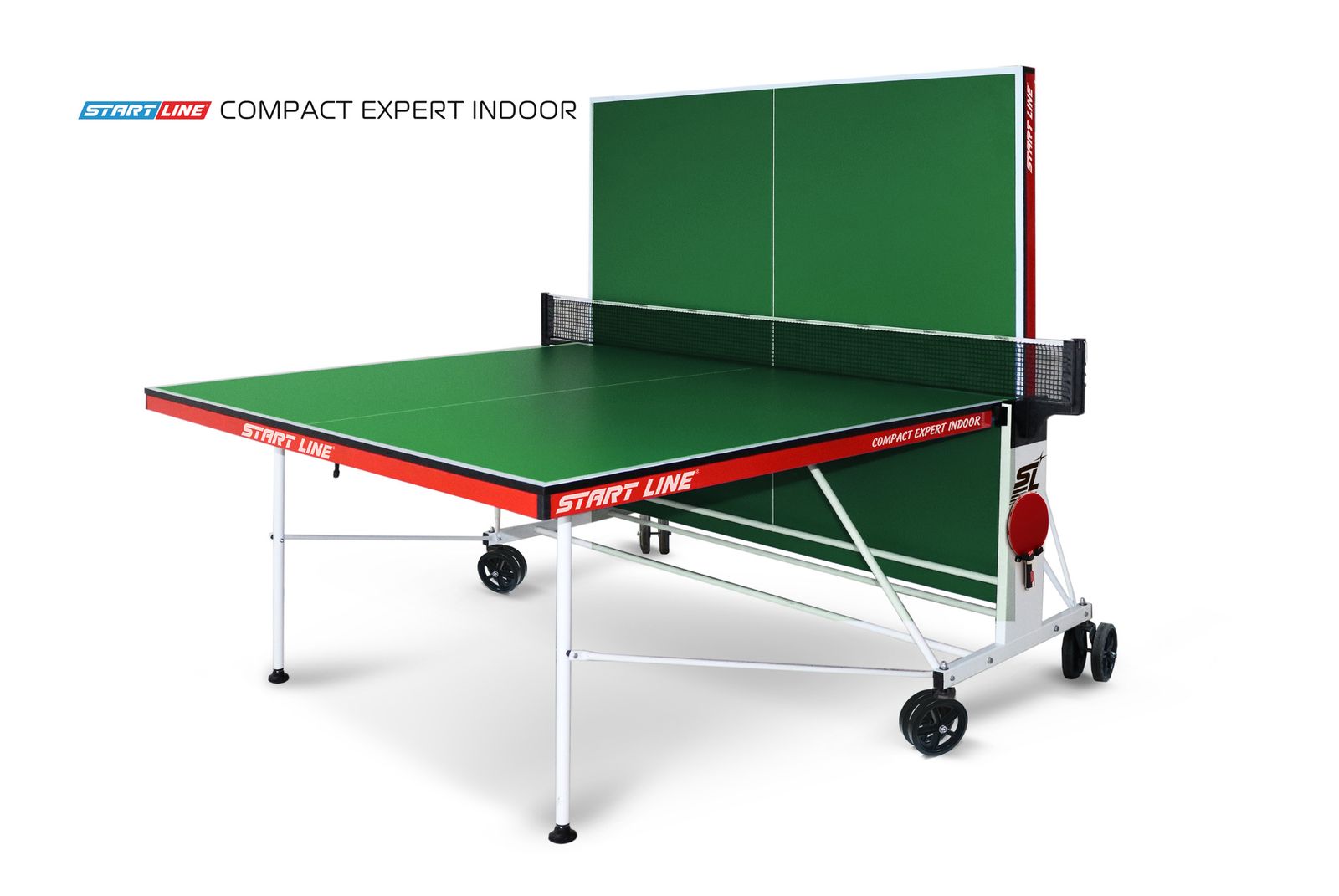 Стол теннисный Start line Compact EXPERT Indoor GREEN фото №6