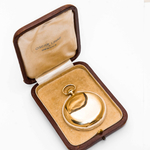 Антикварные золотые карманные часы LONGINES