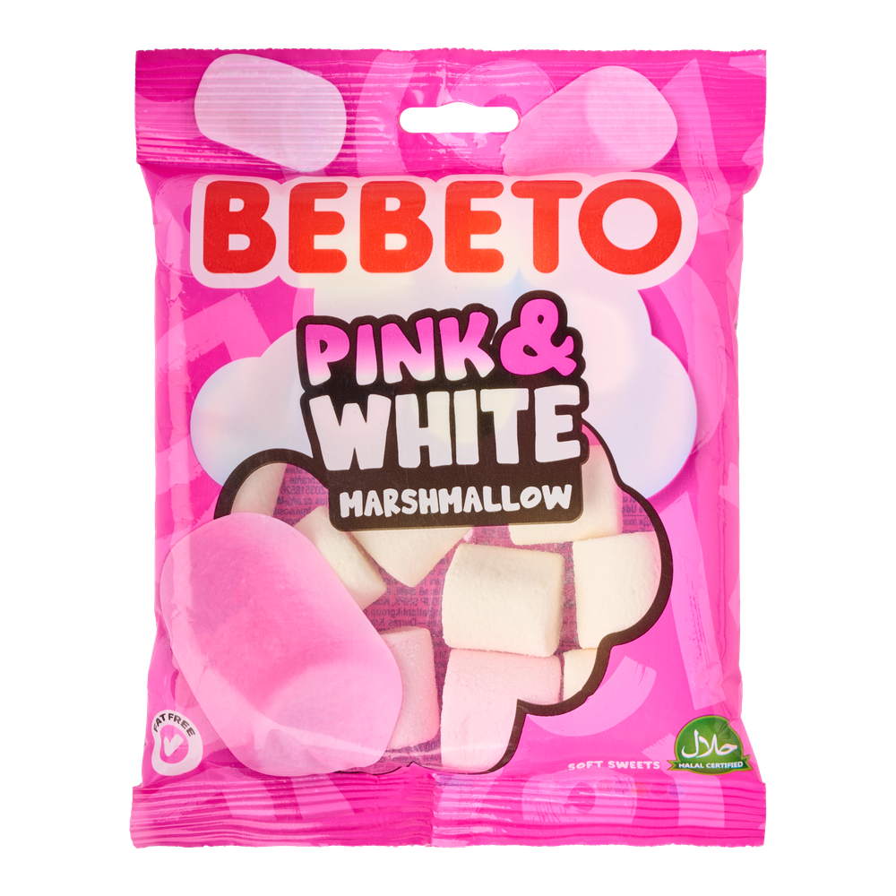 BEBETO Суфле Маршмеллоу PINK&WHITE