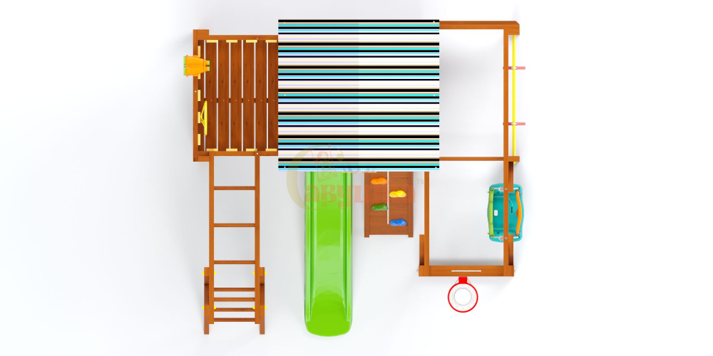 Деревянная игровая площадка для малышей  Baby - 5 (Play) Priority